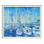 Harbor in Blue - Abstracted Landscape by Martha Scurlock For Sale