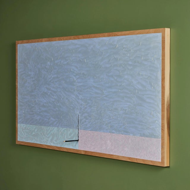 Abstract Bob Matheny Abstract Painting With Pencil For Sale - Image 3 of 12