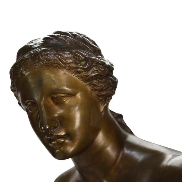 Large 39" Reduction Pierre-Louis Frédéric Sauvage Bronze “Venus De Milo" C1900 For Sale - Image 11 of 15