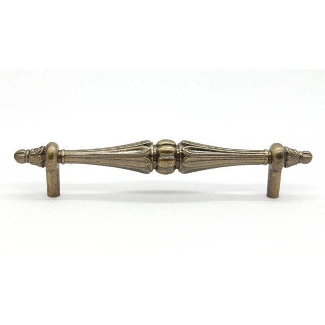 Pair of Late 20th Century Traditional Drawer or Cabinet Bridge Pulls For Sale - Image 4 of 6