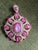 Pink Bochic “Orient” 60 Carat Multi Ruby Brooch Set In 18K Gold & Silver For Sale - Image 8 of 12