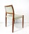 Wood Niels O. Moller Teak Upholstered Dining Chairs by j.l. Moller Denmark For Sale - Image 7 of 15