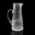 This is a vintage lemonade jug. An English, art glass drinks pitcher, dating to the mid 20th century, circa 1960. Serve a...