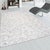 Galaxy Cowhide & Sari Silk Silver Area Rug, 8' 0'' X 10' 0'' For Sale In New York - Image 6 of 7