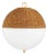 Mitzi Summer 16 in. 1 Light Pendant in Aged Brass Finish For Sale