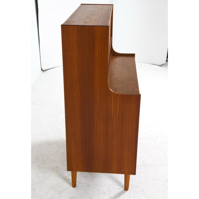 Wood 1960s Mid-Century Danish Teak Secretary Cabinet by Winge Møbler For Sale - Image 7 of 12