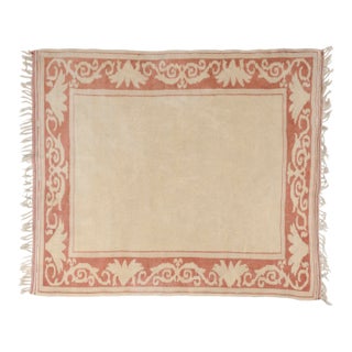 Oushak Vintage Anatolian Antique Rug For Sale