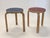 Vintage Stools by Alvar Aalto for Artek, 1950s, Set of 2 For Sale - Image 15 of 15