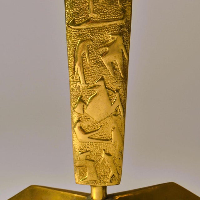 Marble and Bronze Relief Dubè Coffee Tables attributed to Duilio Barnabé for Fontana Arte, Italy, 1955, Set of 2 For Sale - Image 9 of 18