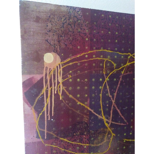 Modern Abstract Mixed-Media Painting by Nathan Randall Green, 2004 For Sale - Image 4 of 7
