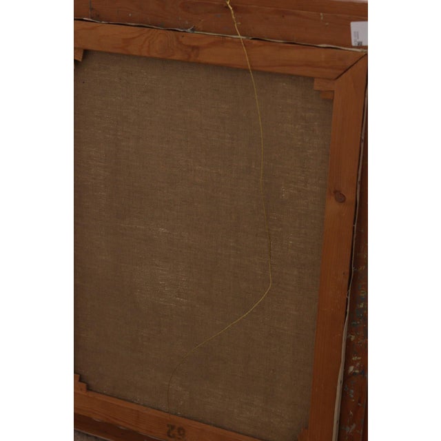 Karl Axel Gadd, Bohuslän Fishing Village, 1949, Oil on Canvas, Framed For Sale - Image 16 of 17