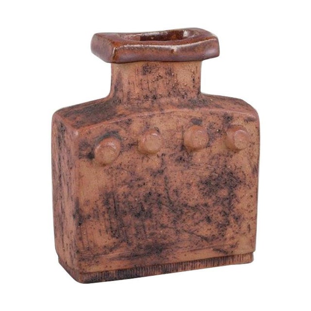 Swedish Ceramic Vase by Curt Magnus Addin, 1970s For Sale - Image 9 of 9