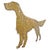 Cabin Vintage Hammered Brass English Setter Weathervane For Sale - Image 3 of 14