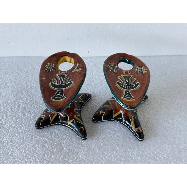 Majolica Ceramic Hangers from Deruta, Italy, 1960s, Set of 2 For Sale - Image 16 of 18