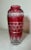 Boho Chic Vintage Handmade Red Cranberry Czech Cut to Clear Crystal Glass Ornate Vase For Sale - Image 3 of 8