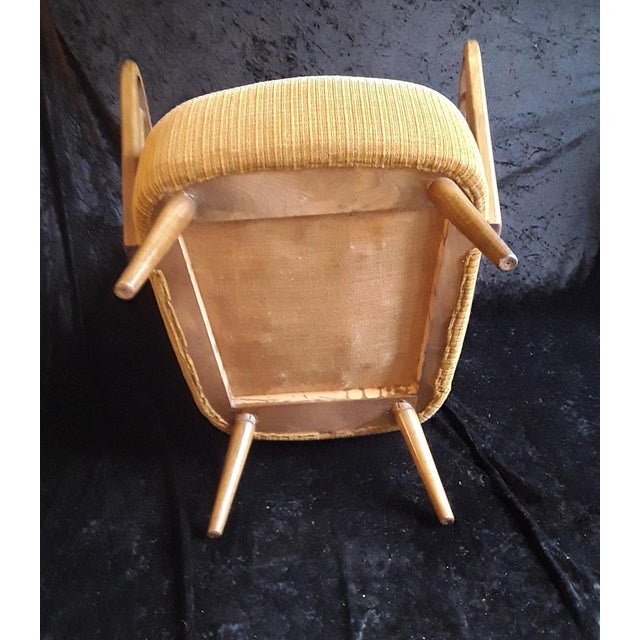 Mid-Cotury Cocktail Armchair in Beech, 1950s For Sale - Image 9 of 11