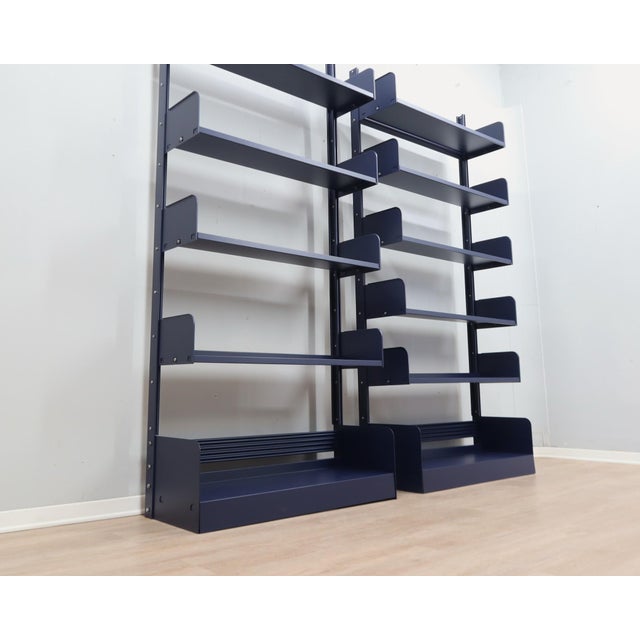 Congresso Modular Metal Bookcase from Lips Vago, 1970s, Set of 2 For Sale - Image 15 of 18