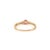 Pink Brilliant Round Cut Pink Sapphire & Diamond Stacking Ring Size 5.5 in 14k Yellow Gold For Sale - Image 8 of 16