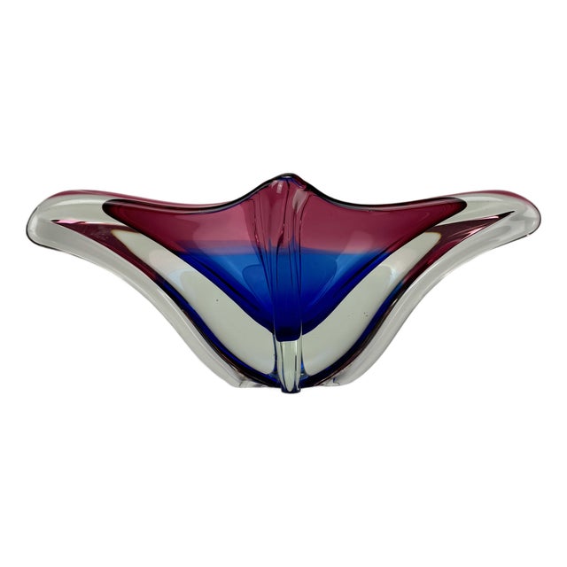 Murano Glass Bowl by Fratelli Toso for Fratelli Toso For Sale