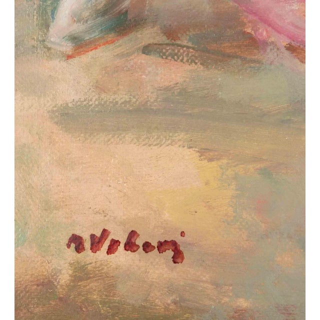 Miloslava Vrbova-Štefková, Orientalist Dance in a Harem, Oil Painting, Mid-20th Century For Sale - Image 3 of 5