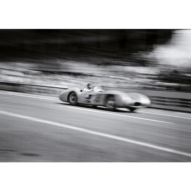 July 17, 1954: Argentinian racer Juan Manuel Fangio (1911 - 1995) chalks up a win for the Mercedes team at the French...