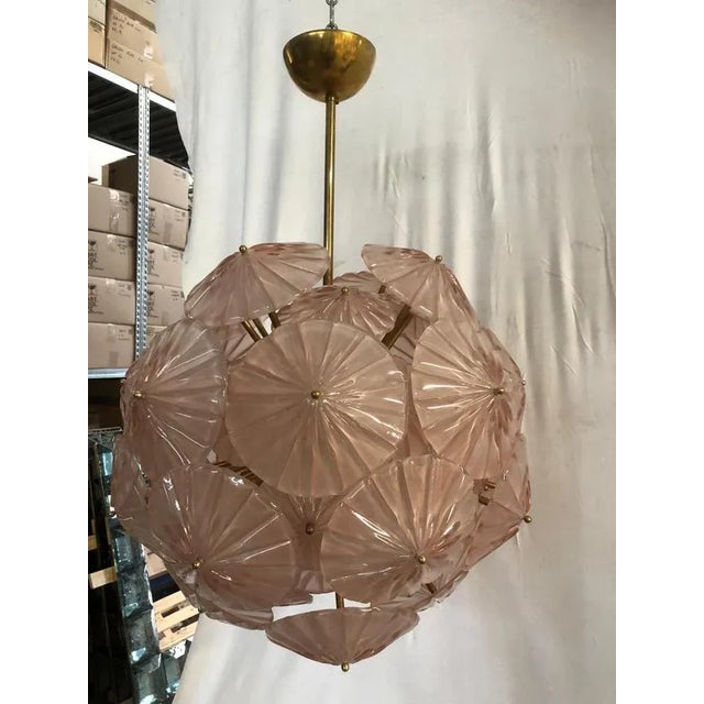 Mid-Century Sputnik Chandelier in Murano Glass, 2000s For Sale - Image 4 of 9