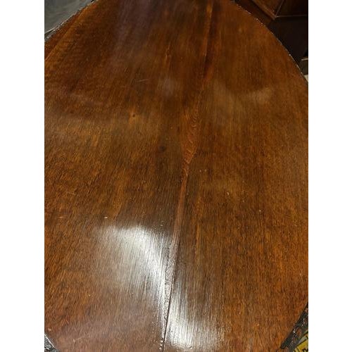 Victorian Side Table Hall Table on Cabriole Feet For Sale - Image 6 of 14
