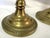 Brass Antique French Brass Candlesticks- A Pair For Sale - Image 8 of 18