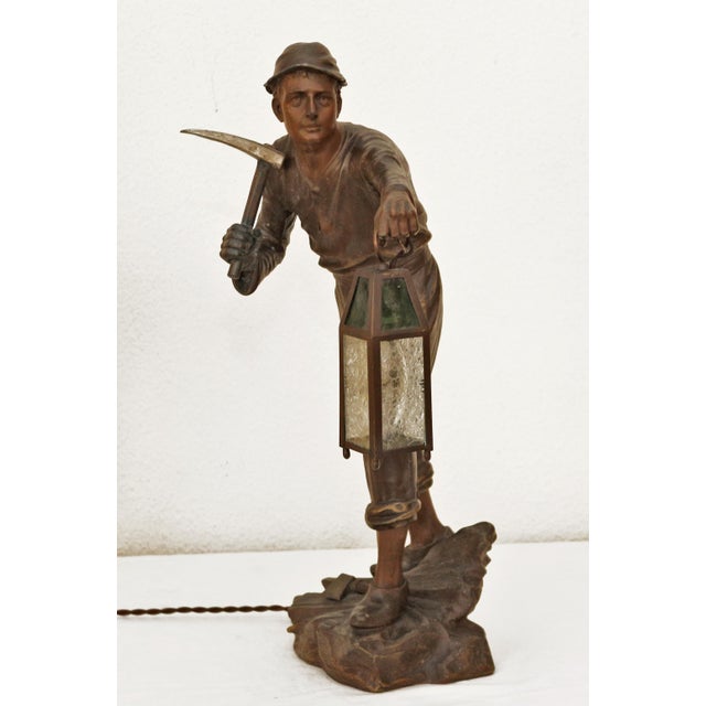 Art Nouveau Metal Figure from Bergmann, 1890s For Sale - Image 4 of 10