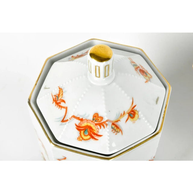 Vintage European Porcelain Tea/Coffee Service - 5 Piece Set For Sale In New York - Image 6 of 11