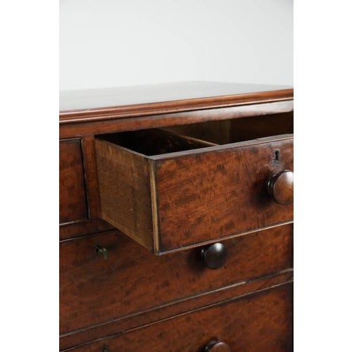 Antique English Mahogany Chest of Drawers, 1800s For Sale - Image 12 of 14