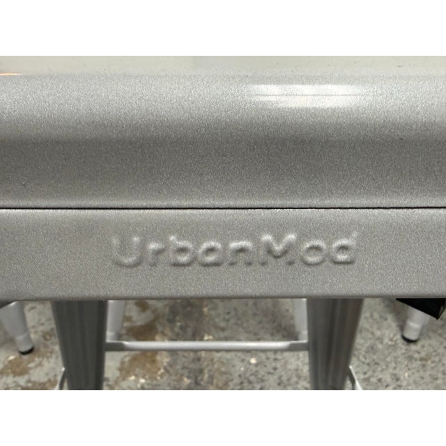 Gray UrbanMod Counter Height Bar Stools, Set of Four For Sale - Image 8 of 12