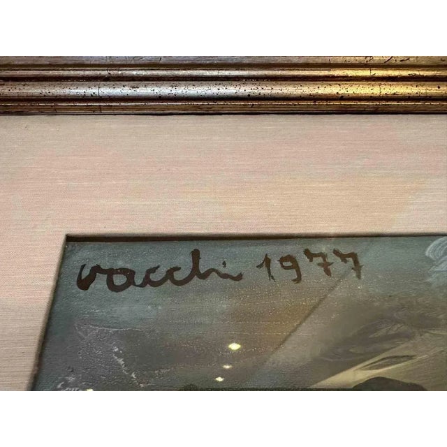 Sergio Vacchi, Dog, Original Oil Painting, 1977, Framed For Sale - Image 4 of 5