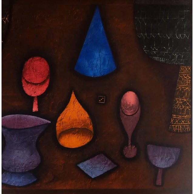 Paul Klee, Table Aux Dice, 1920s, Original Lithograph Poster For Sale - Image 4 of 5