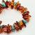 Gemstone 1980s Vintage Boho Chic Baltic Amber & Faux Turquoise Nugget Beaded Bracelet - 7” For Sale - Image 7 of 7