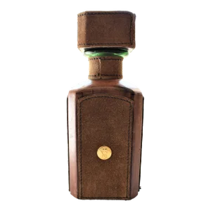 1960's Italian Leather-Wrapped Carafe