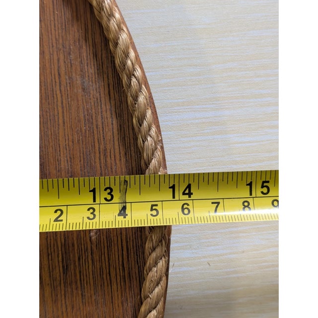 Vintage Mid Century Modern Mosaiac Wood Trivet For Sale - Image 4 of 12