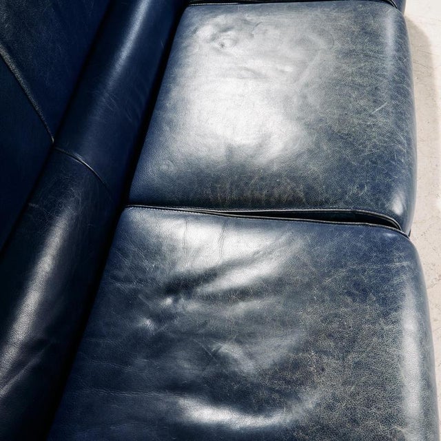 Three-Seater Leather Sofa from de Sede, 1980s For Sale - Image 9 of 13