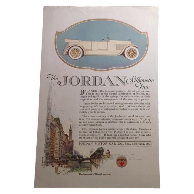 Jordan Silhouette Five And Overland Advertisement For Sale