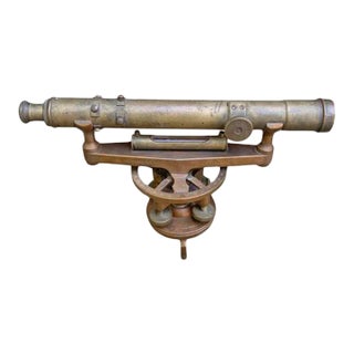 Late 19th Century Brass Surveyors Sextant For Sale