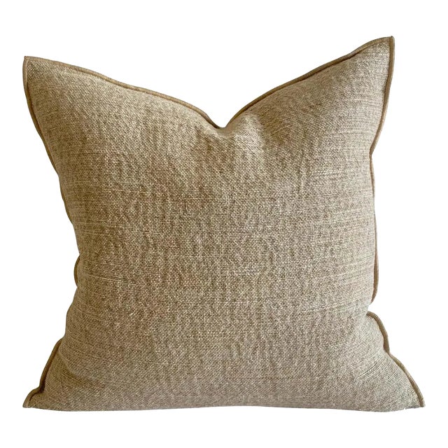 Nomade French Linen Accent Pillow For Sale