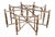 McGuire 1970s Attributed to McGuire Mid Century Bohemian Modern Octagonal Bamboo Glass Dining Table 74" For Sale - Image 4 of 18