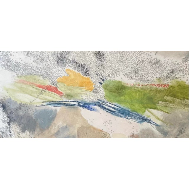 Large Modern Abstract Expressionist Painting Titled "Murmuration" Large Nature Inspired by Michele Zuzalek For Sale - Image 4 of 12