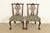 English Romweber Antique Chippendale Carved Mahogany Side Chairs or Dining Chairs, Pair For Sale - Image 3 of 13