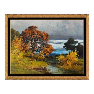 Early 20th Century Through the Field, Alois Arnegger For Sale