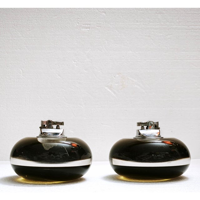 Space Age Gas Table Lighters by Ingo Knuth for Soldi & Scati, Italy, 1970s, Set of 2 For Sale - Image 6 of 18