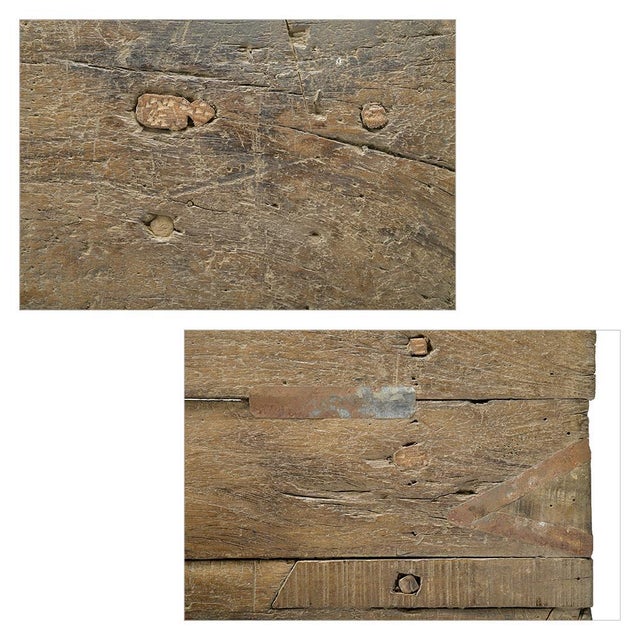 Wood Antique Solid Wood Table For Sale - Image 7 of 8