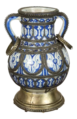 Antique Moroccan Ceramic Vase - 4