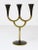 Austrian Brass Three-Arm Candleholder attributed to Richard Rohac, 1950s For Sale - Image 4 of 10