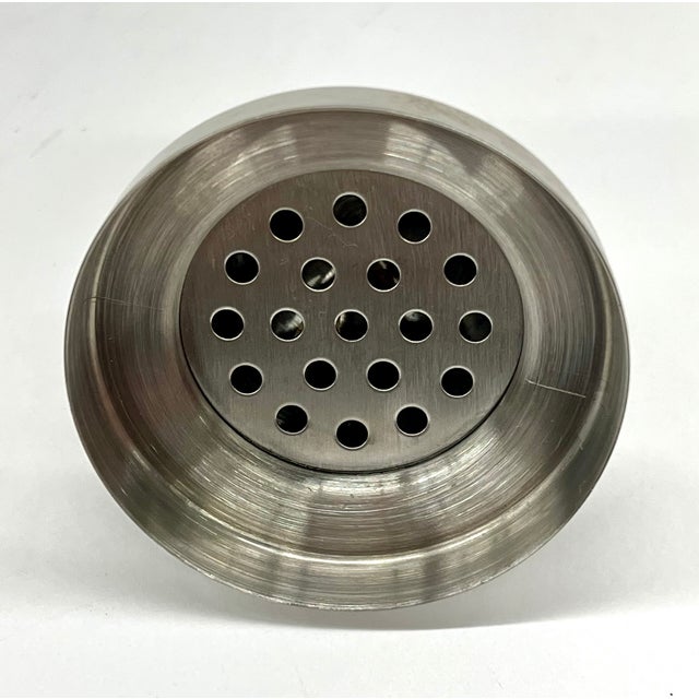 Silver Pottery Barn Bulldog Cocktail Shaker and Bulldog Wine Stoppers (Stainless Steel) – Sculptural Bar Cart Statement Piece - 3pcs For Sale - Image 8 of 12